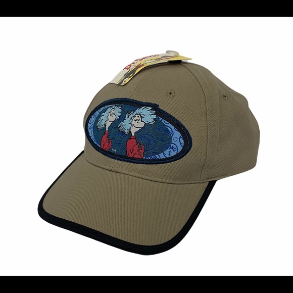 1997 Dr. Seuss Thing 1-Thing 2 Cat In The Hat Cap - Picture 3 of 7